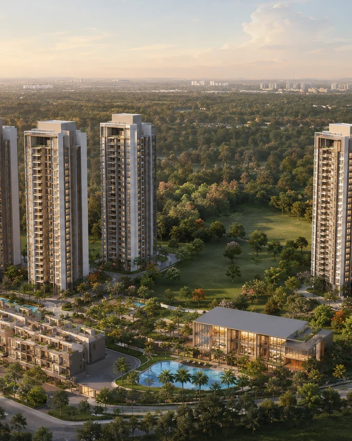 Embassy Sadahalli project exterior reference image